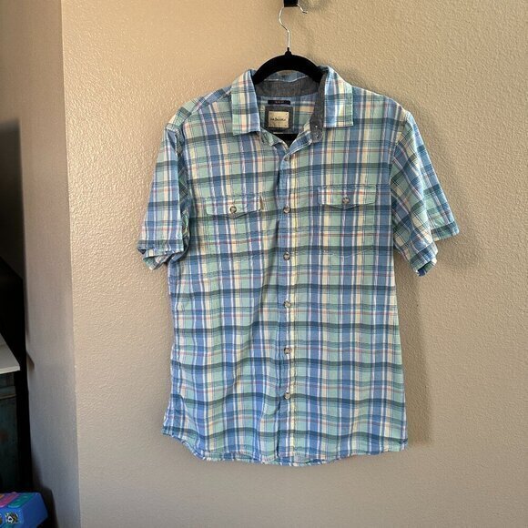 GH Bass Men's Short Sleeve Shirt ‎ Size Medium - Picture 1 of 6